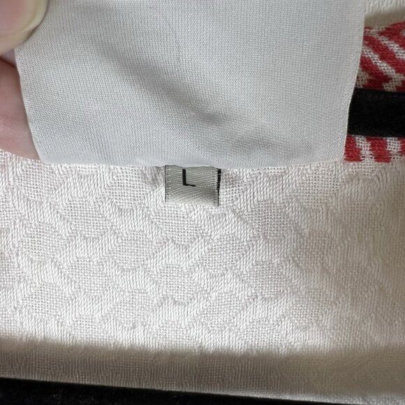 Cecilie Copenhagen Dress Angela Dress Red White Maxi Women’s Size Large Boho - Picture 8 of 15